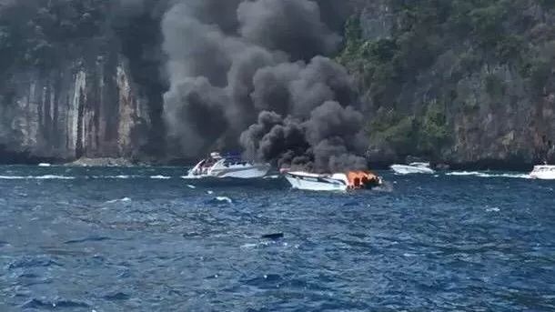 揪心!泰国皮皮岛快艇爆炸已致1死多伤:船上有