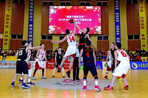 2018年全国U15青少年篮球比赛铜川赛区开赛
