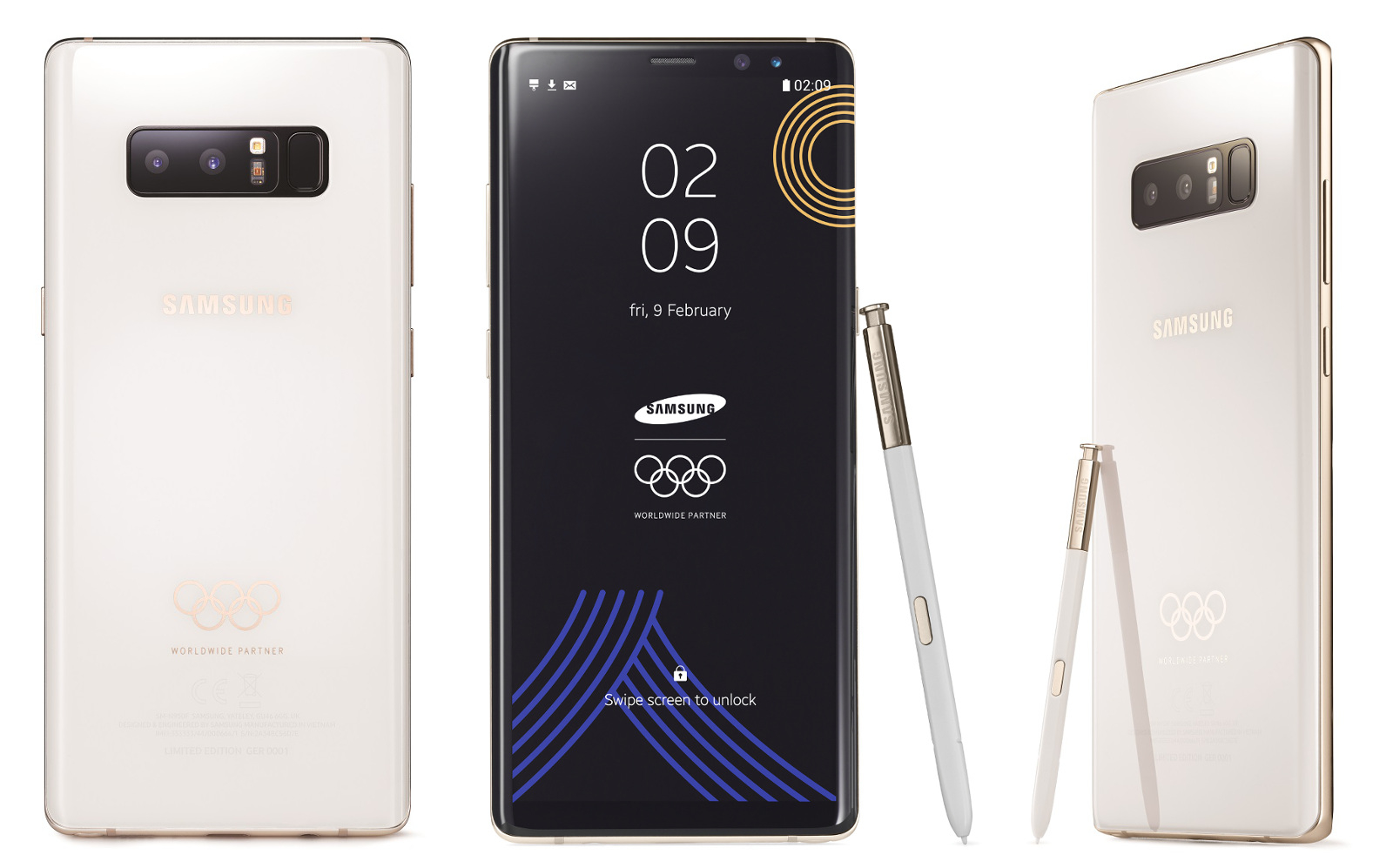 任性！三星将送出4000台冬奥会版Galaxy Note8给奥运会相关人员