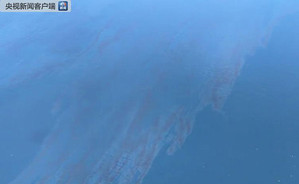 海洋局：“桑吉”轮沉船海域溢油分布区近200平方公里