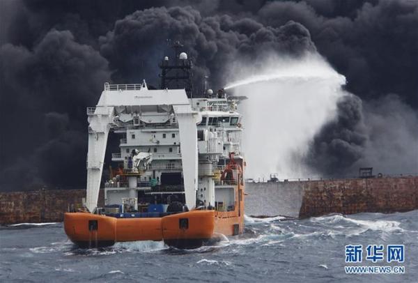 国家海洋局：“桑吉”轮沉船附近未发现明显冒油及油污