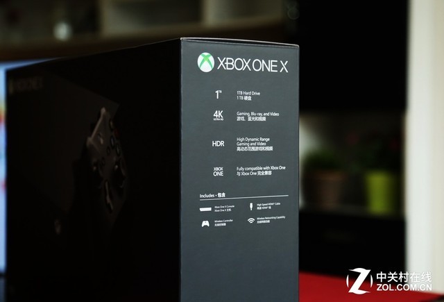 地表最强！XBox one X游戏机国行版开箱 