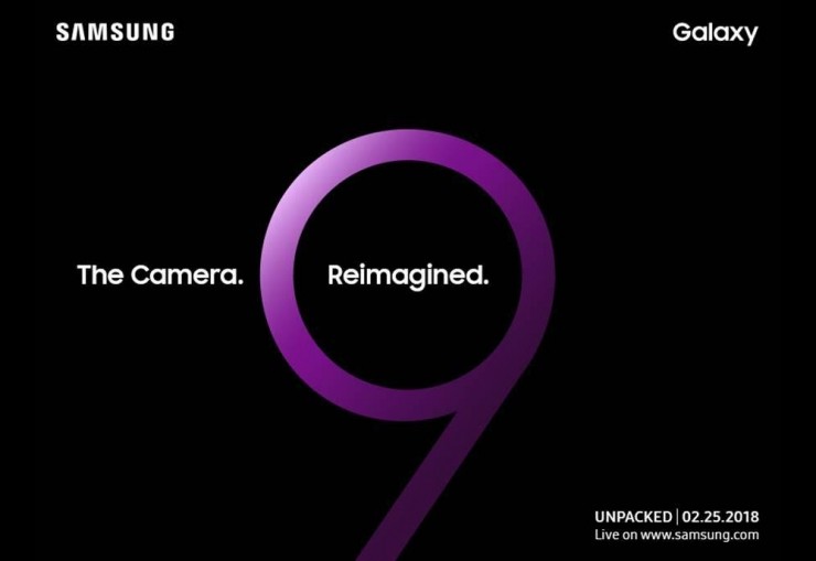 三星将于2月25日发布新款Galaxy S9手机，相机是亮点