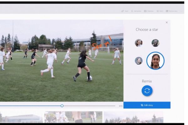 微软Photos应用更新：可自动生成围绕指定角色的短视频