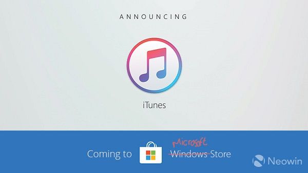 UWP版iTunes应用或即将登陆Microsoft Store