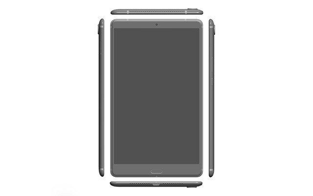 华为MediaPad M5渲染图曝光 搭载麒麟960+2K屏