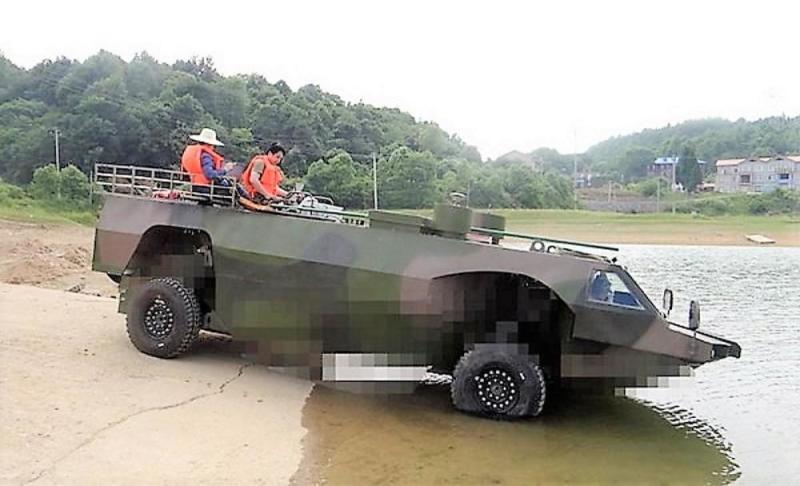 中国水上漂战车再获新突破，新式战车比05系列快太多