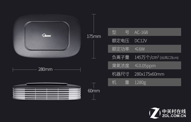 可清洗无耗材 复旦申花车载净化器售798 