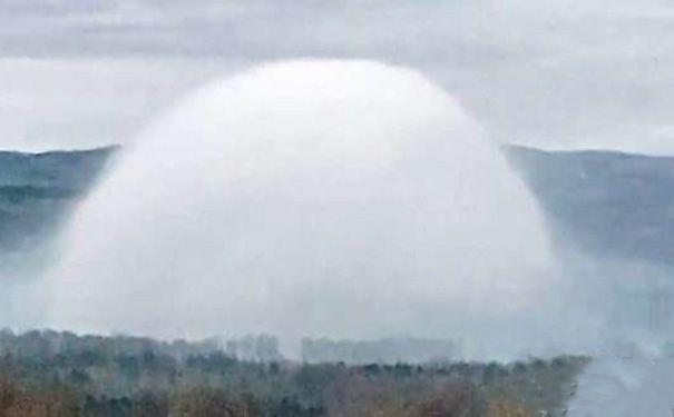 英国出现的神秘白色球雾是外星人吗?