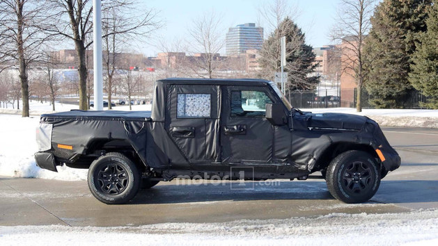 Jeep全新牧马人皮卡车型 或2019年发布