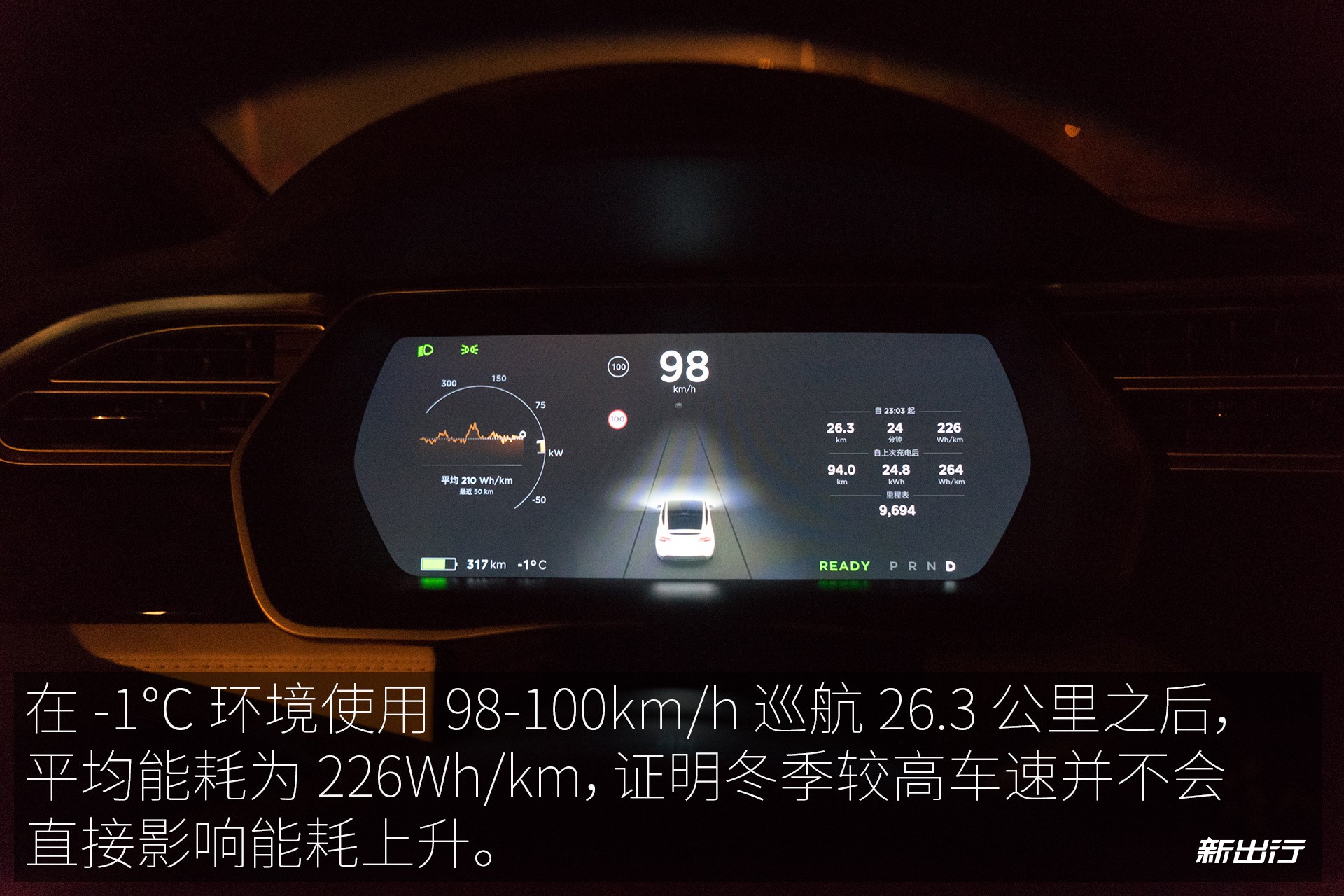 特斯拉ModelX100D早晚高峰期100公里测试_08.jpg