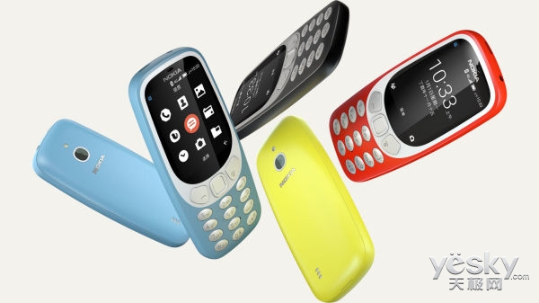 Nokia 3310 4G版发布:支持VoLTE高清语音和W