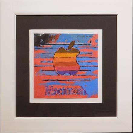 这幅苹果彩色 logo 画要被拍卖了，乔布斯曾想给画家送电脑