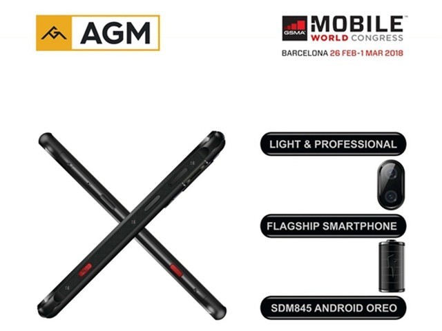 三防骁龙845手机AGM X3将于MWC发布 吴京代言