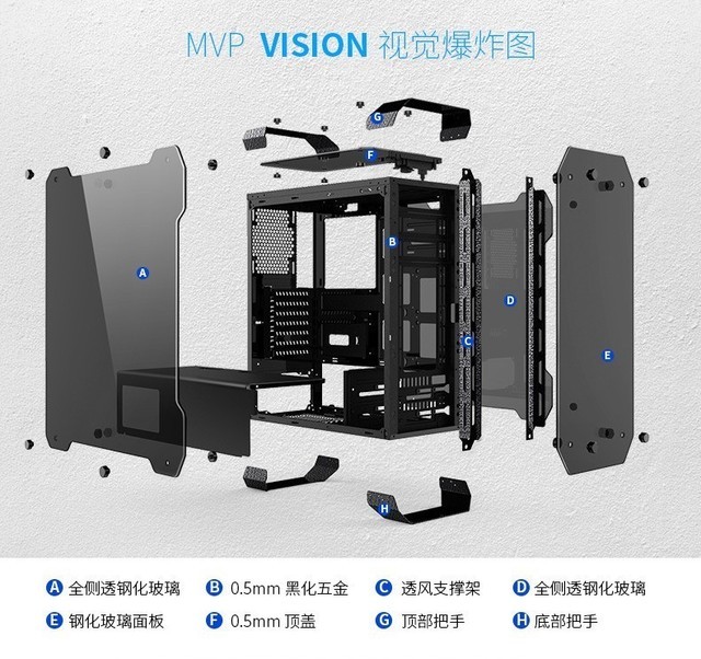 视觉艺术品  航嘉MVP Vision简直帅呆了！ 