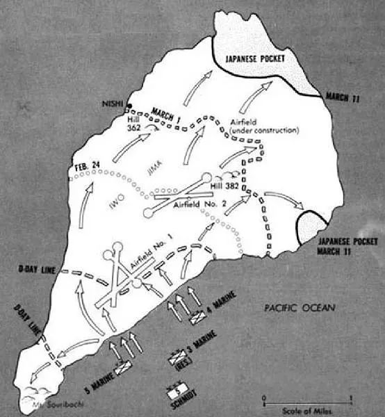 二战最惨烈硫磺岛登陆战:伤亡5万人