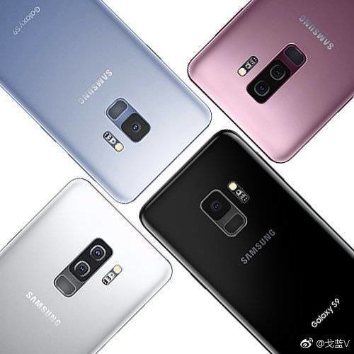 三星S9四色渲染圖曝光 跟土豪金說再見