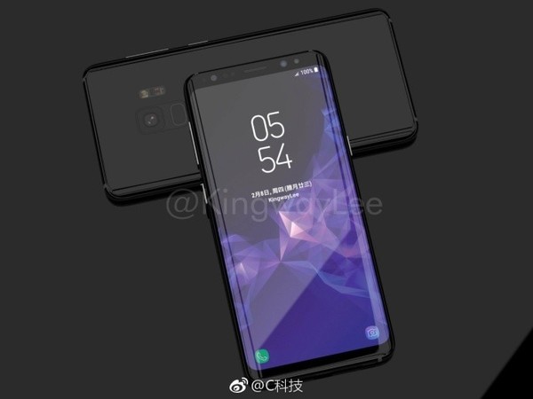 三星S9四色渲染圖曝光 跟土豪金說再見