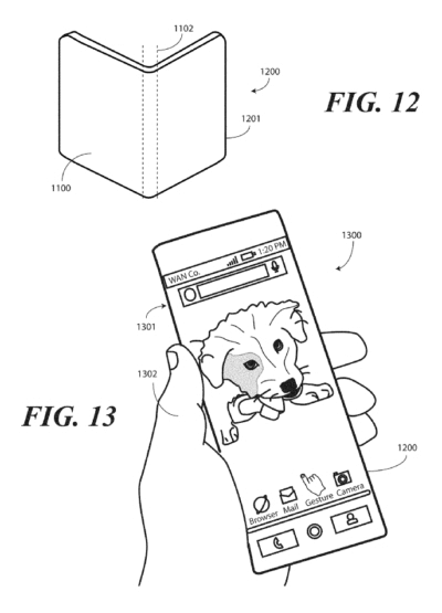 摩托罗拉新专利 或将要推出一款可折叠的柔性屏手机