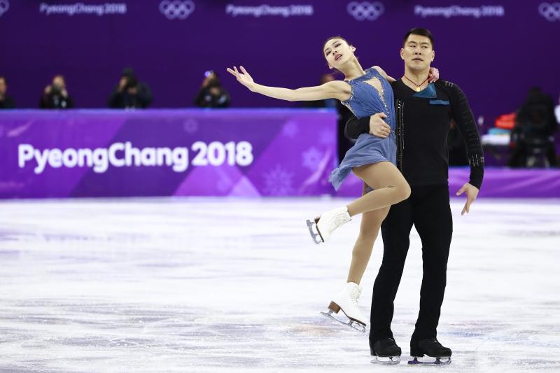 平昌冬奥会花样滑冰双人滑德国萨维申科\/马塞洛获得冠军,中国组合获得银牌!