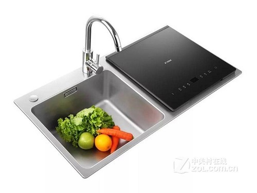 方太JBSD2T-X1 超声波去农残，省电省水，不锈钢水槽，70度蒸汽除菌