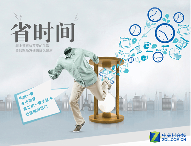 衣干即停 西门子智能烘干洗衣机震撼来袭 