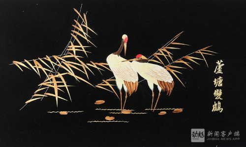 巧夺天工 林甸芦苇画