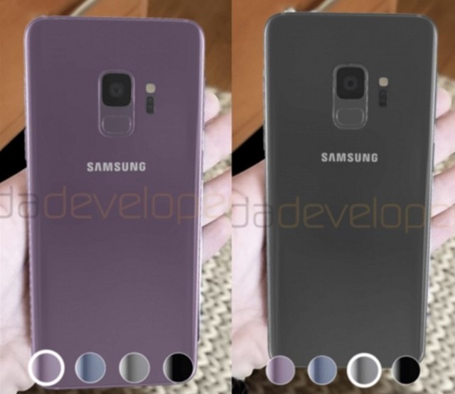三星Galaxy S9多角度真机照 四种配色基佬紫亮眼