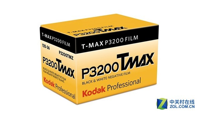 柯达将复产高速黑白胶卷T-Max P3200
