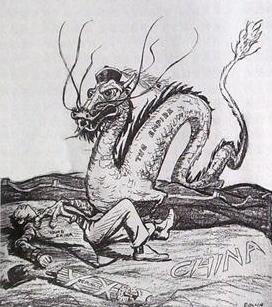 清末民初,外国人眼中的中国龙