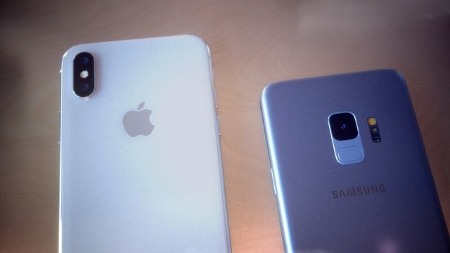 三星S9对比iPhone X 看看谁更全面屏 