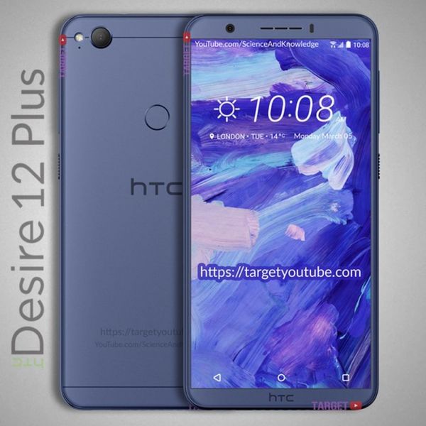 HTC Desire 12 Plus谍照曝光：全面屏+骁龙450