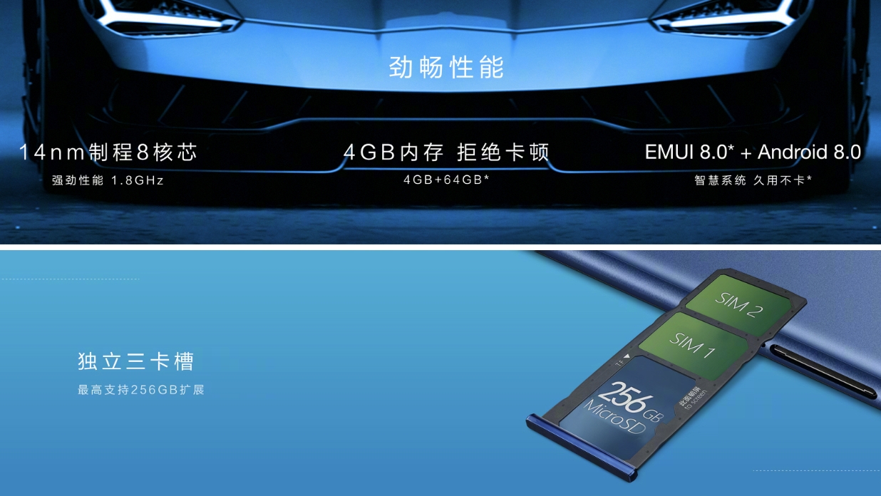 899元荣耀畅玩7C发布 骁龙450+三卡槽+人脸识别+双