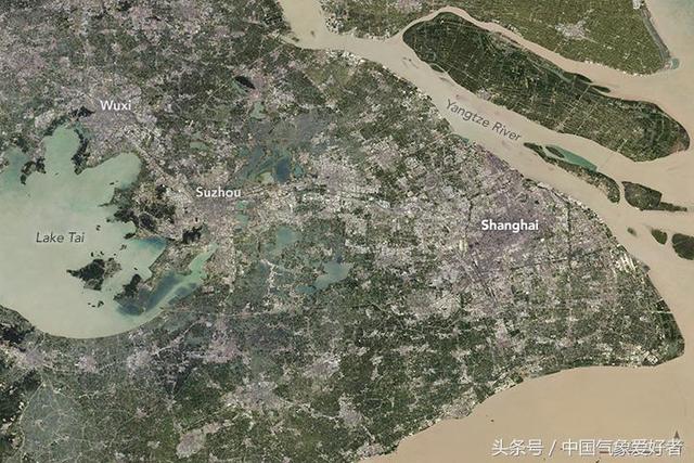 美国卫星监控中国30年：上海市长江口变化前所未有！