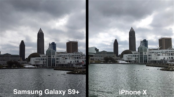 三星S9+拍照对比iPhone X（图源网）
