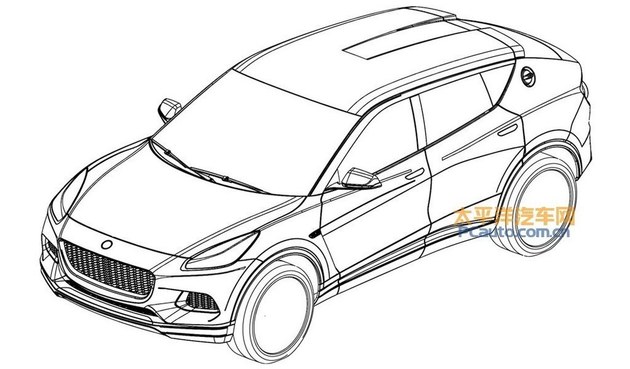 路特斯全新SUV渲染图曝光 或2021年上市