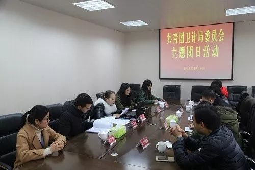 辉历史做合格团员--卫计局团委开展主题团日活动