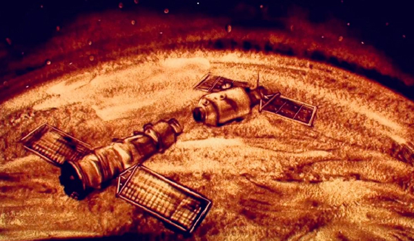 观众力荐《厉害了,我的国》 沙画再现经典场景