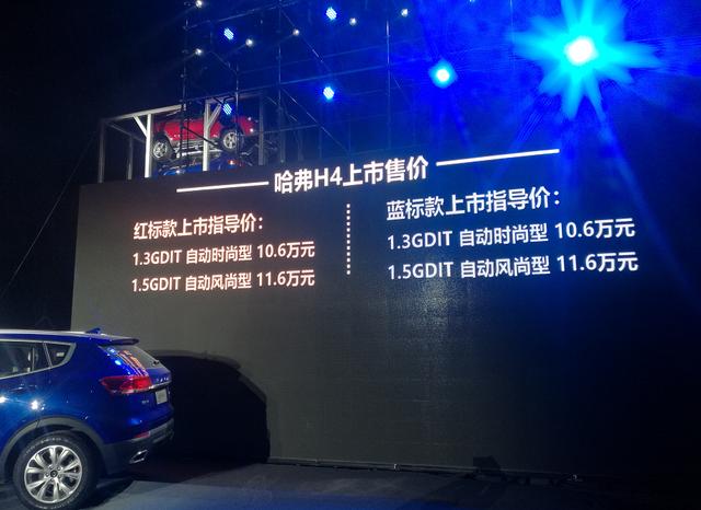 哈弗H4正式上市 10.6万起售  成功搅局紧凑级SUV市场？