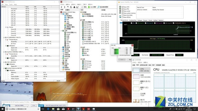 商用？家用? 8代酷睿4种类型轻薄本散热对比 