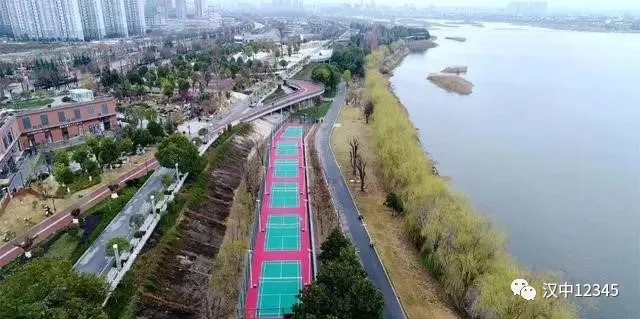汉中江滨体育公园建成,一起约起来去健身!