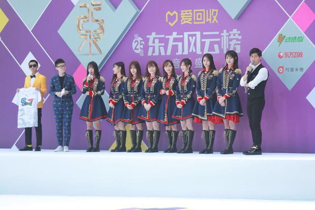 SNH48携姐弟团亮相东方风云榜音乐盛典，超高颜值引人瞩目