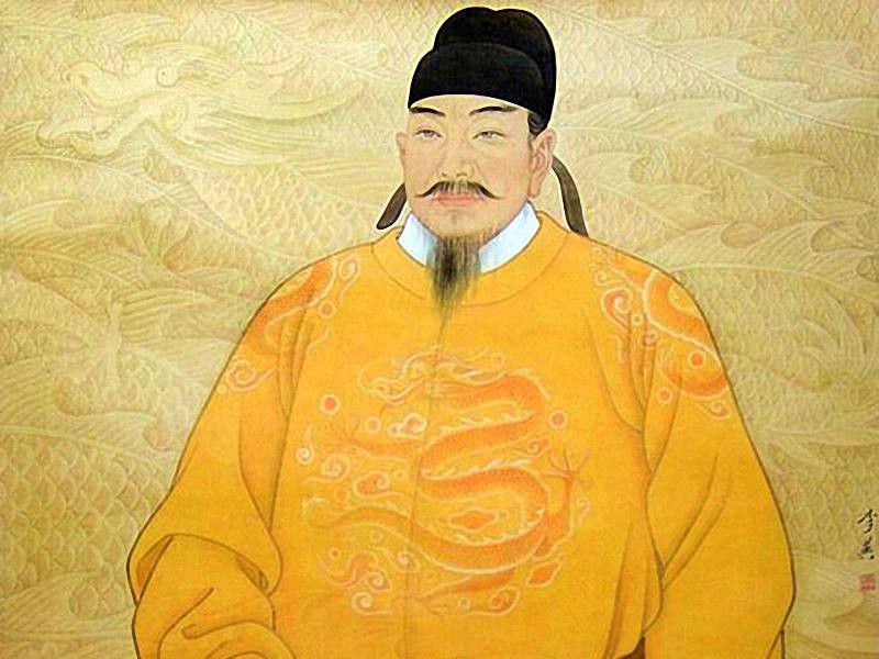 张卫健饰演的李世民英姿勃发
