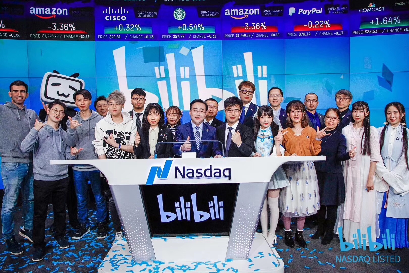 B站上市首日跌破发行价2.2% 陈睿称不要在意短期股价_手机凤凰网