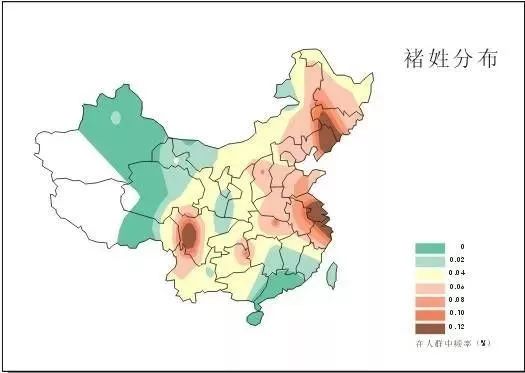 许姓人口_许姓人口分布示意图-美国人做的中国姓氏分布地图 你的姓在哪 4(3)