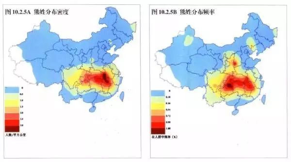 胡姓人口数量_中国姓氏分布图 找找你的姓在哪个省(2)