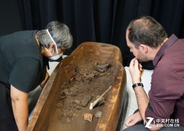 藏澳洲大学150年古埃及空棺惊现2500年木乃伊