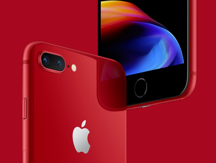 苹果发布iPhone 8和iPhone 8 Plus红色特别版