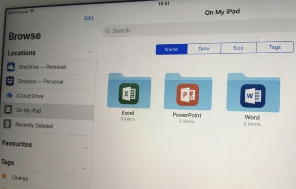 iOS端Office应用更新：可直接在Files应用中打开
