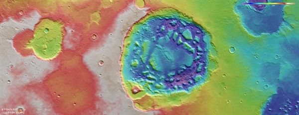 火星惊现80km直径神秘坑洞：让科学家感到困惑